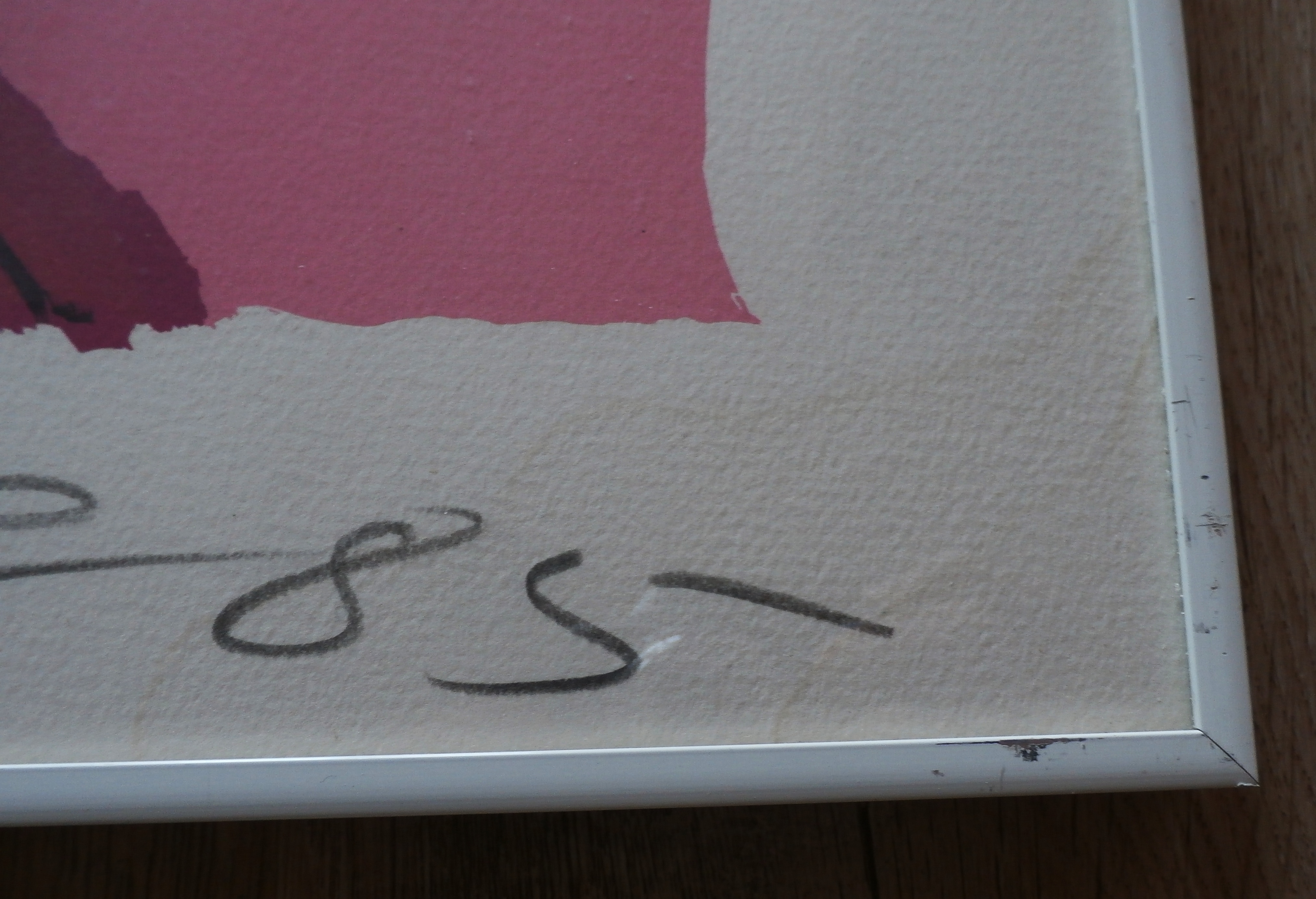 Walasse Ting - Ingelijste grote litho: Liggende naakte vrouw - 1985 kopen? Bied vanaf 595!