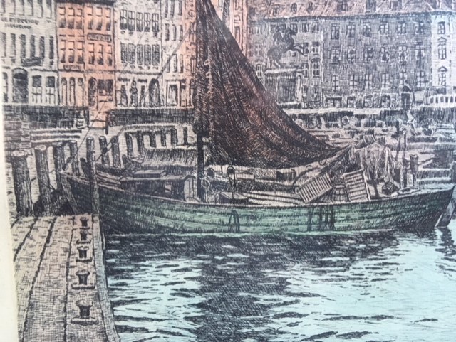 Niet of onleesbaar gesigneerd - Italiaans Strand - Havengezicht kopen? Bied vanaf 1!