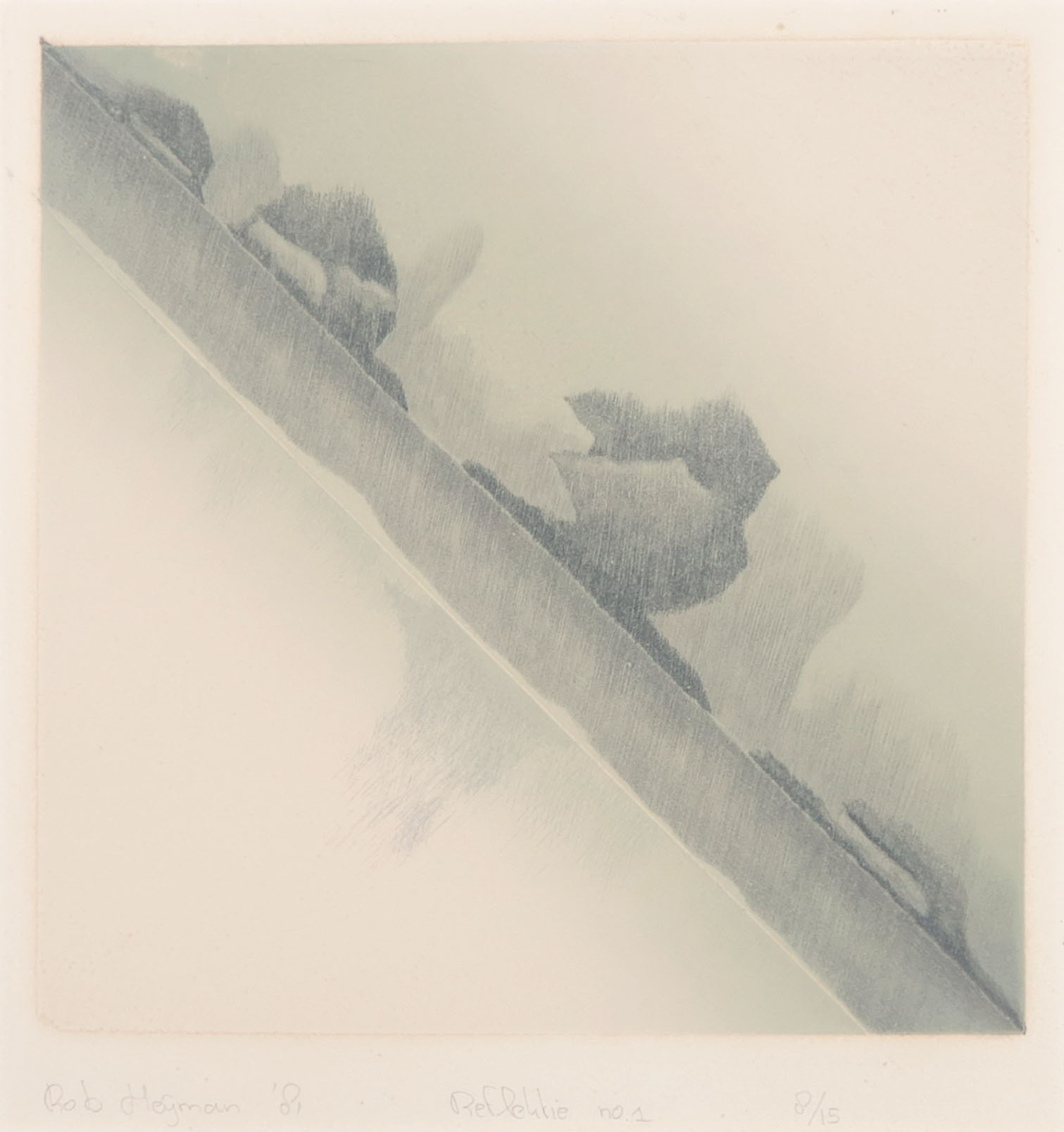 Rob Heijman - Ets, Reflektie No.1 kopen? Bied vanaf 1!