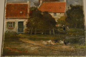 Rolf Dieter Meyer-Wiegand - Landschap met molen. kopen? Bied vanaf 25!