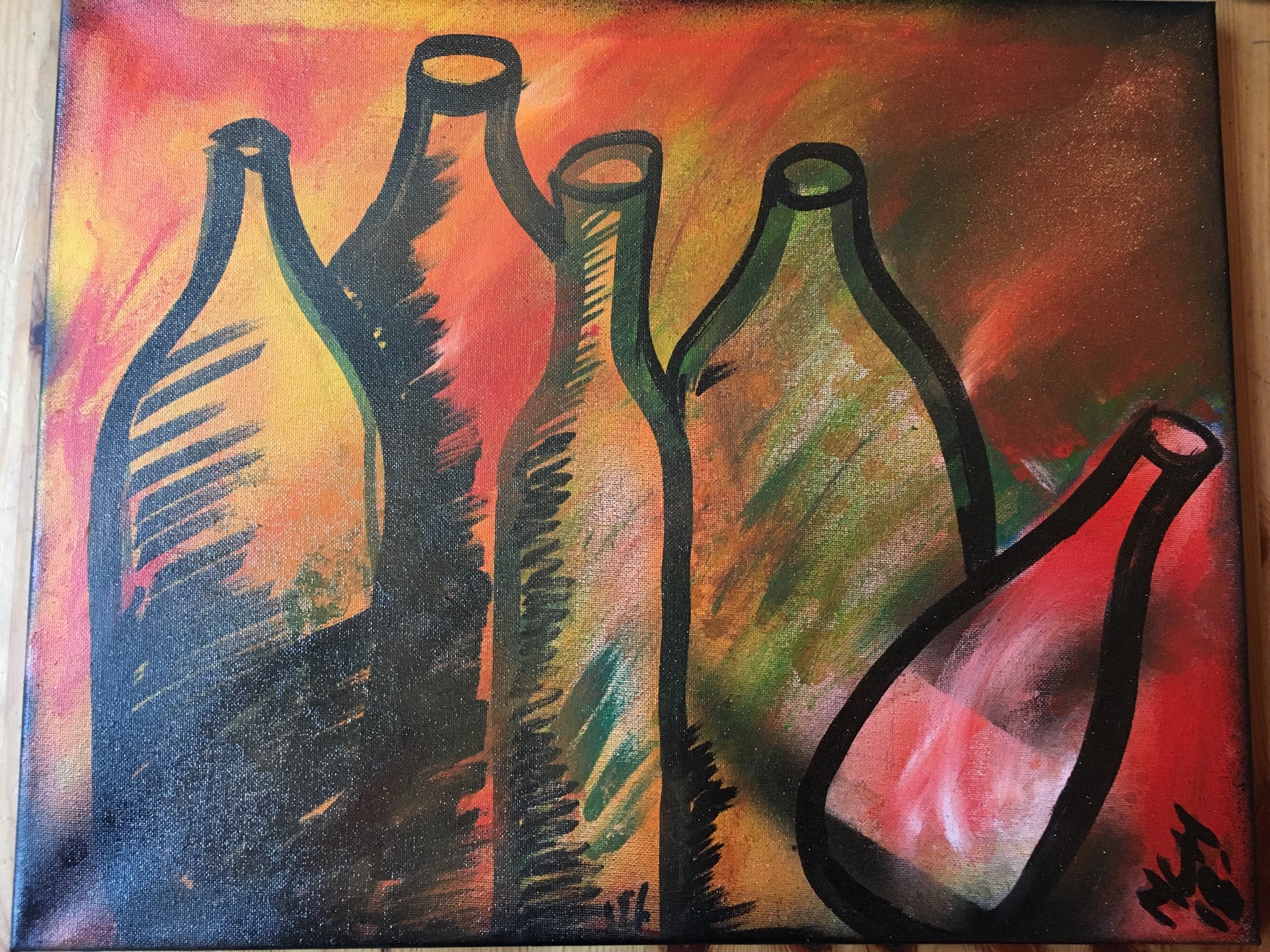 Niet of onleesbaar gesigneerd - Flessen kopen? Bied vanaf 1!