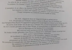 Vic Gentils - Apostolorum Limina + Brons drieluik Vic Gentils kopen? Bied vanaf 30!