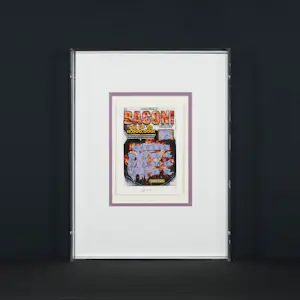 Jan Henderikse - Unieke Collage - Lottery Card in showcase + Art Book : ZERO kopen? Bied vanaf 290!