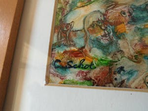 Carla Schot - Olieverfschilderij - Figuren [6-10-27] kopen? Bied vanaf 60!