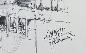 Hen Euverman - Inkttekening, Camogli kopen? Bied vanaf 1!