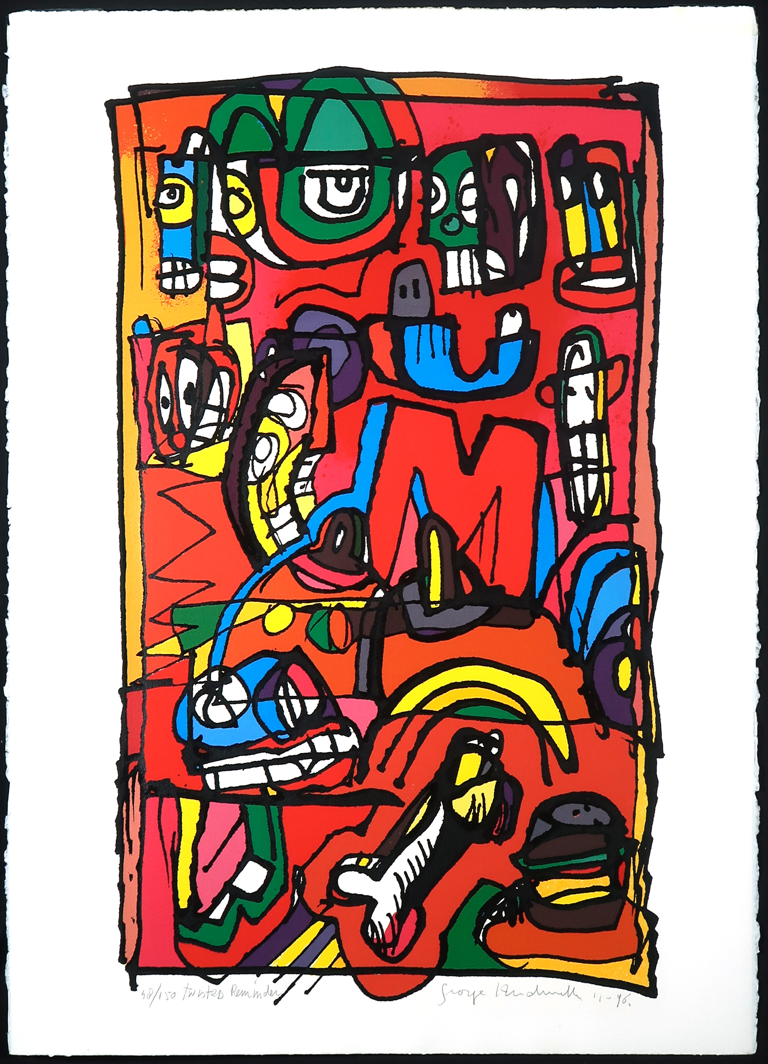 George Heidweiller - Zeefdruk, Twisted Reminder kopen? Bied vanaf 20!