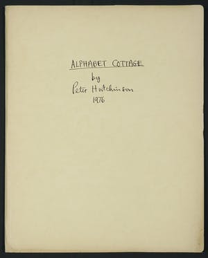 Peter Hutchinson - Alphabet Cottage - About a garden and the changes that take place. kopen? Bied vanaf 1!