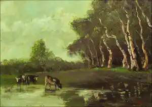 Henri Endlich - Koeien in landschap verkauft für € 150!