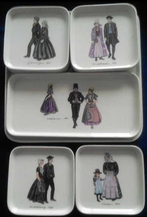 Villeroy & Boch - Gebakset NL klederdrachten kopen? Bied vanaf 23!