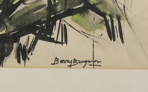 Berry Brugman - Gouache, Christus - Ingelijst kopen? Bied vanaf 1!