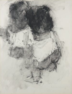 Nico Molenkamp - Gemengde techniek op papier, Babies - Ingelijst kopen? Bied vanaf 300!