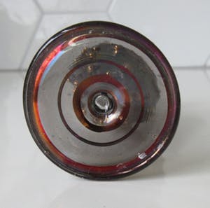 Niet of onleesbaar gesigneerd - Twee Venetiaans glazen parfumflesjes kopen? Bied vanaf 10!