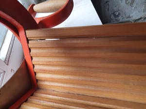 Niet of onleesbaar gesigneerd - Raadvad broodsnijder naar ontwerp van Ove Larssen kopen? Bied vanaf 1!