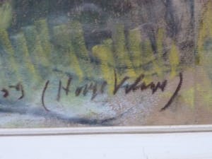 Piet van Wijngaerdt - Pastel tekening "Hooge Veluwe" 1959 kopen? Bied vanaf 160!