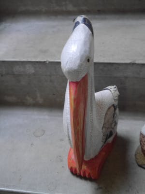 Niet of onleesbaar gesigneerd - pelikaan/olifant/uil kopen? Bied vanaf 1!