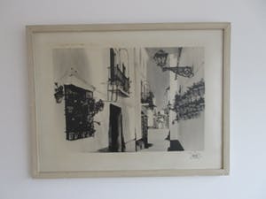 Niet of onleesbaar gesigneerd - Spaans of Zuid-Amerikaans straatje kopen? Bied vanaf 1!