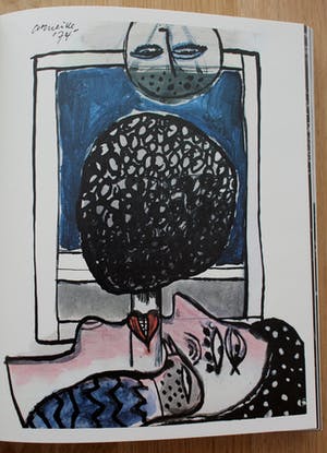 Corneille - Gesigneerde zeefdruk (1975) + boek: Journal de la Tour Diario de la Torre '73 kopen? Bied vanaf 275!