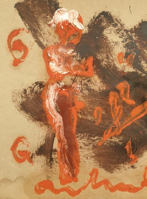 Anton Heyboer - Wijze man, Systeem en het Dier - 1984 - Teer, Menie en Olieverf kopen? Bied vanaf 250!