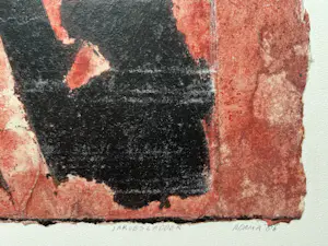 Eric Adema - Collage en gouache op papier | 'Jacobsladder' | UNIEK WERK kopen? Bied vanaf 1!