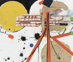 Sam Middleton - Collage met bladmuziek kopen? Bied vanaf 1500!