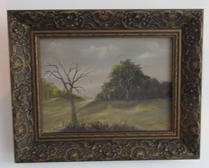 Niet of onleesbaar gesigneerd - Heide of boslandschap - gesigneerd HMO Lennaarts kopen? Bied vanaf 1!