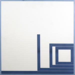Niet of onleesbaar gesigneerd - Litho, 'Van Lijn naar Vierkant' - Ingelijst kopen? Bied vanaf 1!