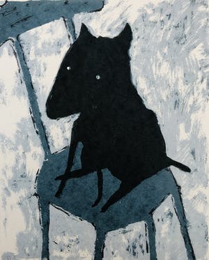 Peter Bastiaanssen - Hondje op stoel I kopen? Bied vanaf 45!