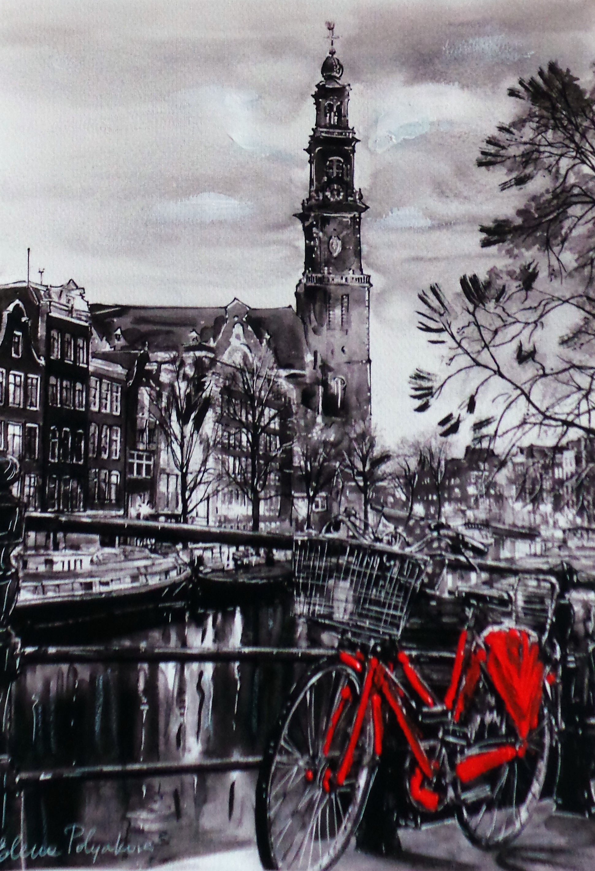 Elena Polyakova - Westerkerk in Amsterdam verkocht voor € 155!