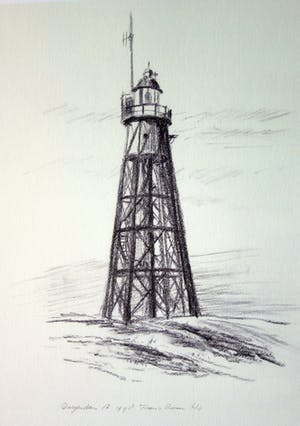 Frans Room - Lot van 15 originele tekeningen - Bakens en boeien Noord-Holland en IJsselmeer kopen? Bied vanaf 150!