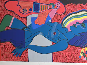 Corneille - Le grand nu bleu - 99/130 - 1986 - Gesigneerd kopen? Bied vanaf 500!