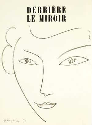 Henri Matisse - Uitgave Derrière le miroir met originele litho's, no. 46 (1952) verkocht voor € 20!