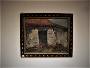 Niet of onleesbaar gesigneerd - omstreeks 1930 impressionist. olieverf "verlaten huis" gesigneerd kopen? Bied vanaf 1!