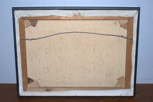 Niet of onleesbaar gesigneerd - zicht op volle zee - olieverf kopen? Bied vanaf 10!