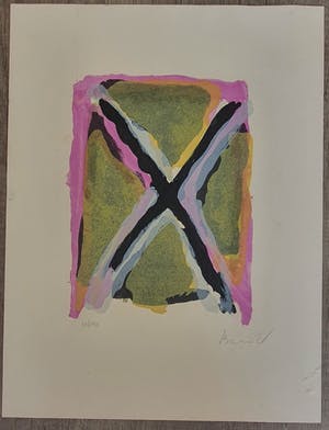 Bram van Velde - Zonder titel - gesigneerd - prent 190 kopen? Bied vanaf 1!