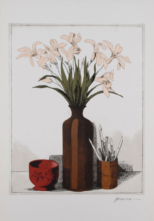 Miguel Herrera - Kleurenoffset-litho STILLEVEN uit 1980 kopen? Bied vanaf 1!