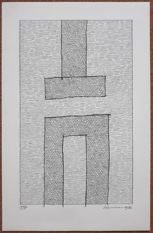 Jan Schoonhoven - Vorm, zeefdruk kopen? Bied vanaf 350!