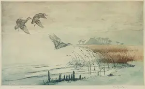 Abe Gerlsma - Ets, Iere Moarn - Ingelijst kopen? Bied vanaf 35!