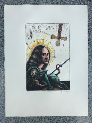 Robert Dandarov - 2 etsen - Gesigneerd - 1992 kopen? Bied vanaf 55!