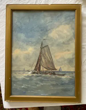 Albert Jan Oudshoorn - Tjalk op zee kopen? Bied vanaf 100!