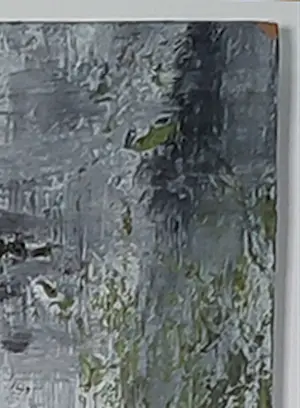 Helen Nieuwendijk - Acryl op paneel, Rimpeling in de nacht kopen? Bied vanaf 100!