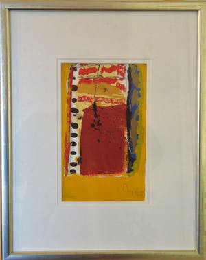 Arty Grimm - Zeefdruk, nieuwe lijst, dubbele passepartout kopen? Bied vanaf 75!