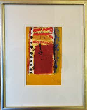 Arty Grimm - Zeefdruk, nieuwe lijst, dubbele passepartout verkocht voor € 75!