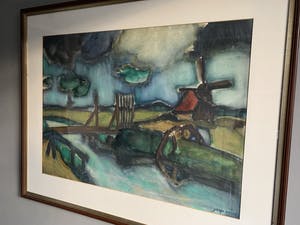 Jaap Min - Poldermolens in Bergen, NH kopen? Bied vanaf 529!