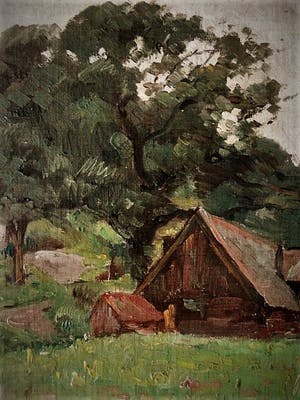 Simon Moulijn - omstreeks 1890 -Post-impressionistisch olieverf - met atelierstempel kopen? Bied vanaf 178!