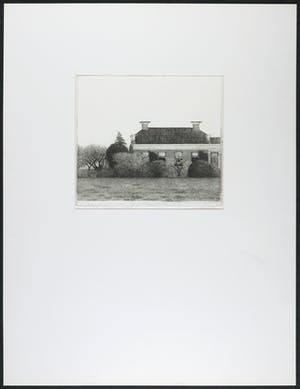 Charles Donker - Ets, Gezicht op een herenboerderij kopen? Bied vanaf 300!