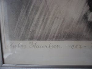 Anton Staartjes - Gemende techniek op papier, titel, "Driehoek 1". kopen? Bied vanaf 20!