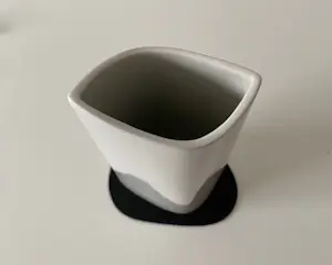 KPM Berlin - Fraaie zware modernistische vaas "Rhombus" Annelies Rudolph 1959 kopen? Bied vanaf 35!