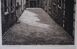 Cornelis Brandenburg - Z.t. ('t Steegje) - CB221M kopen? Bied vanaf 45!