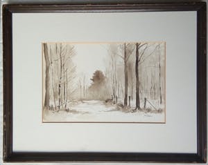 Niet of onleesbaar gesigneerd - Aquarel landschap. kopen? Bied vanaf 10!