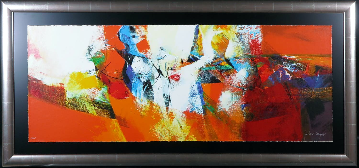 Peter Meijer - Zeefdruk, Voorbije passage - Ingelijst (Groot formaat) kopen? Bied vanaf 50!